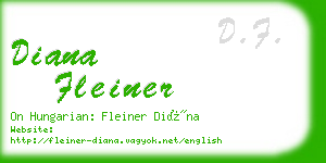 diana fleiner business card